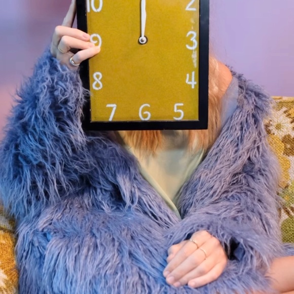 ✨ SOLD NWT FREE PEOPLE TAYLOR SWIFT PENNY LANE renata faux fur coat - Picture 3 of 13